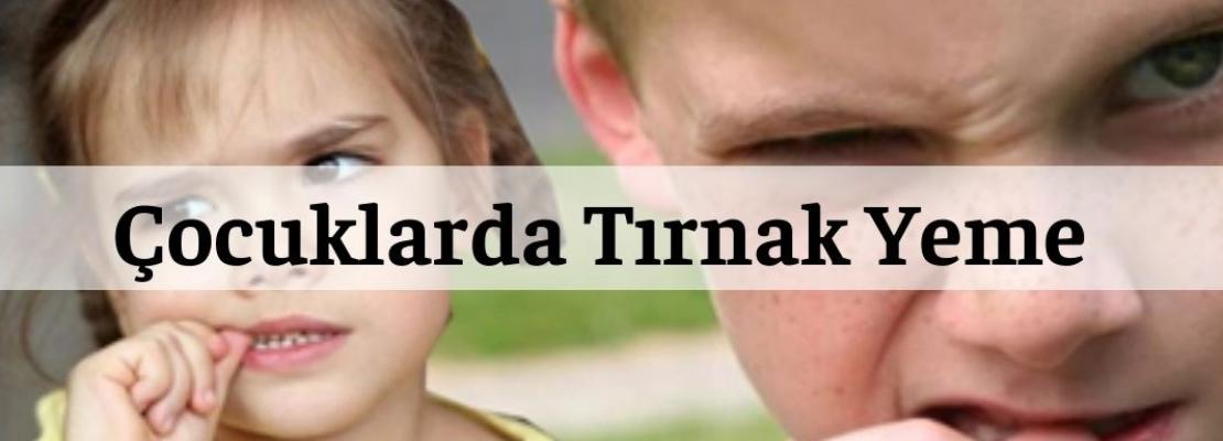 çocuklarda tırnak yeme